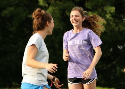 Two girls playing in Costa Rica