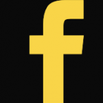 Yellow Facebook icon
