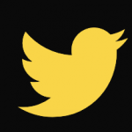 Yellow Twitter icon